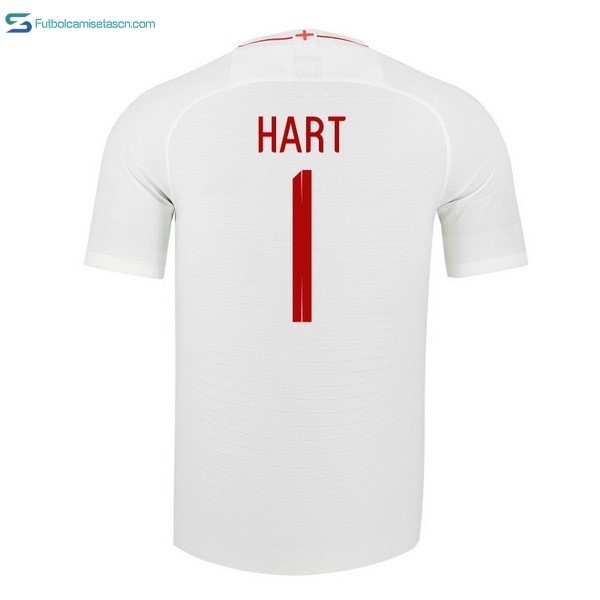 Camiseta Inglaterra 1ª Hart 2018 Blanco